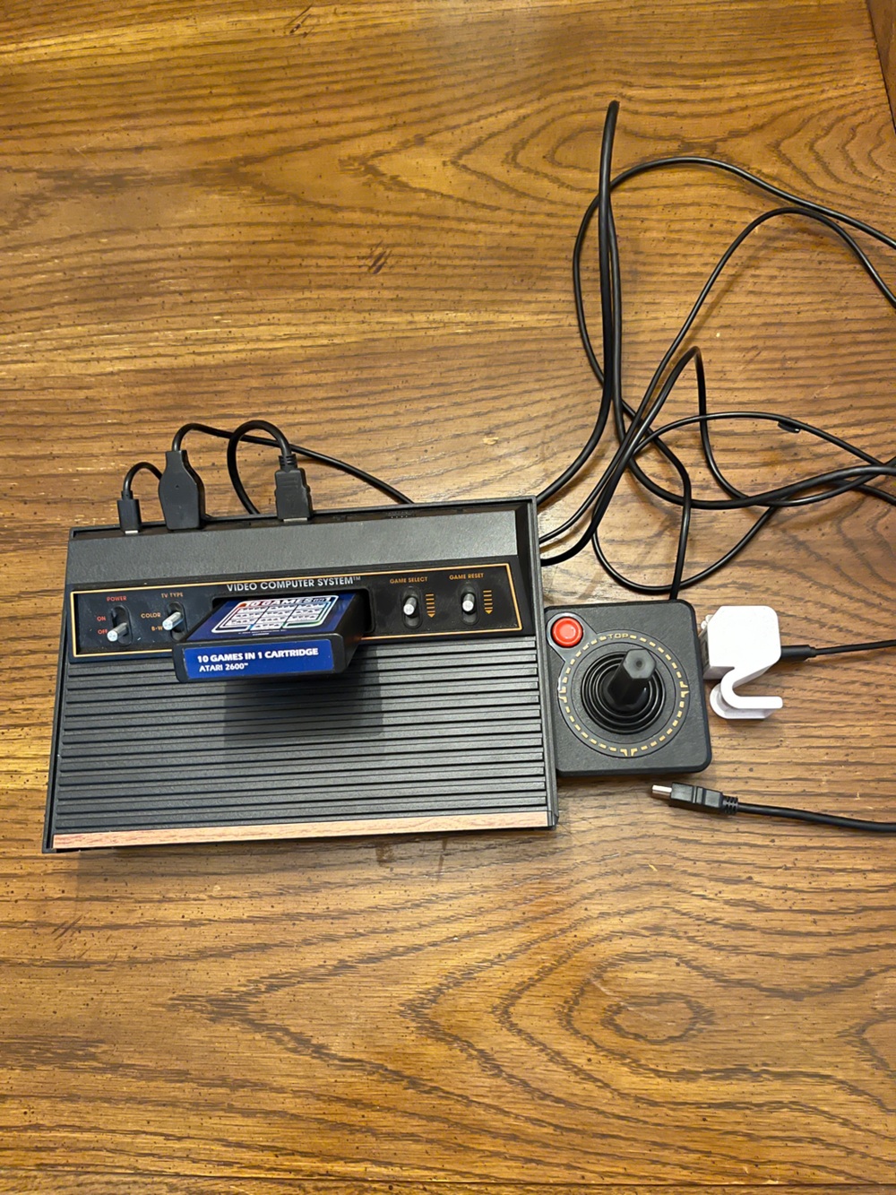 ATARI 2600+ CONSOLE & JOYSTICK and GAME